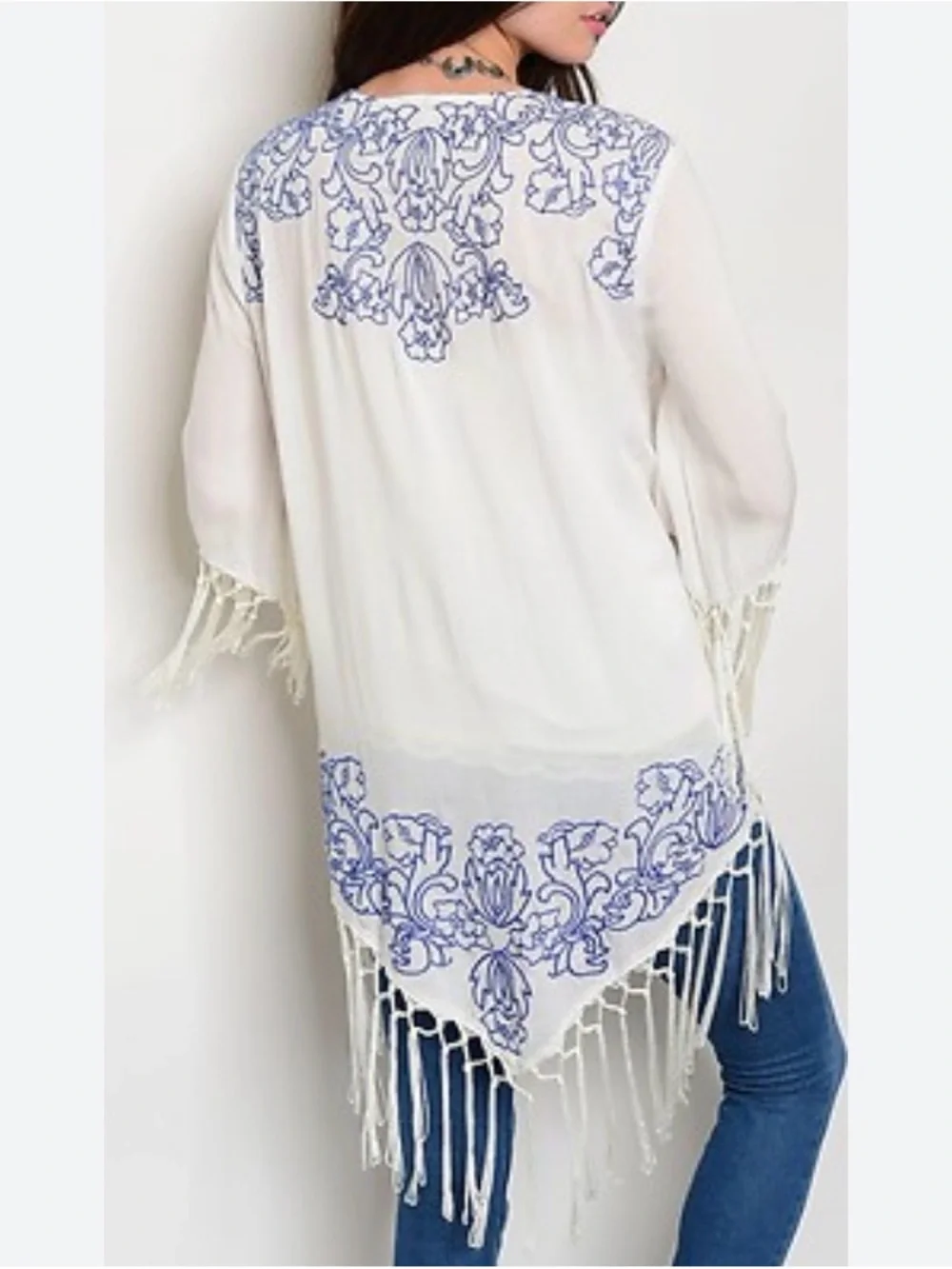 entro boho embroidered
